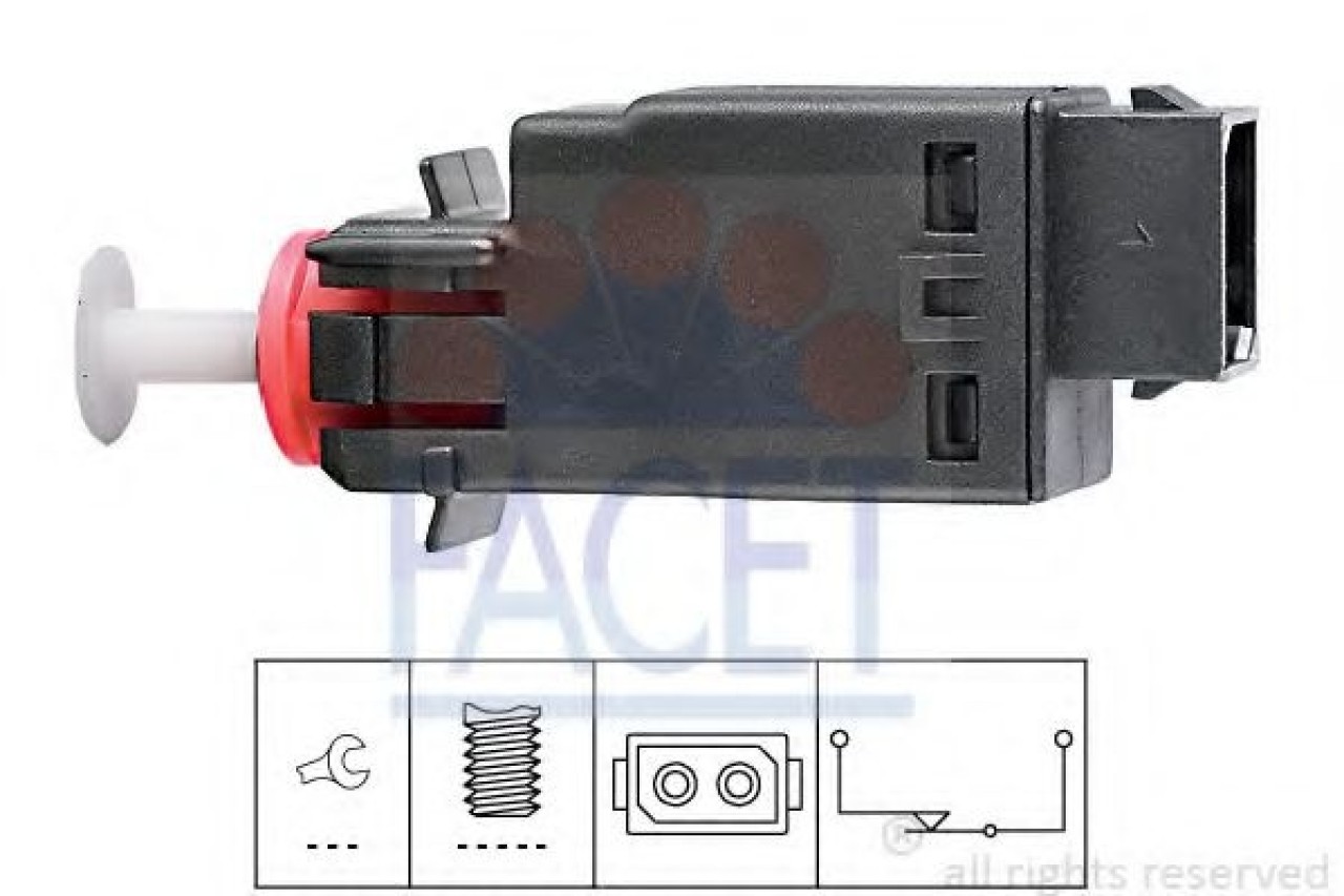 Comutator lumini frana BMW Seria 3 (E36) (1990 - 1998) FACET 7.1058 piesa NOUA
