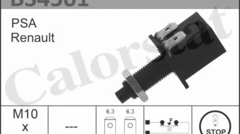 Comutator lumini frana (BS4501 CALORSTAT by Vernet) Citroen,PEUGEOT,RENAULT,TALBOT