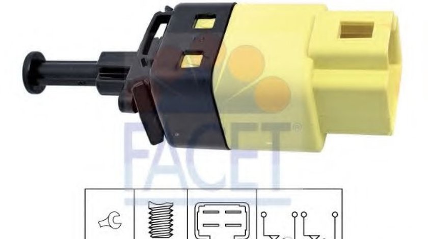 Comutator lumini frana CHEVROLET AVEO Hatchback (T250, T255) (2007 - 2016) FACET 7.1264 piesa NOUA