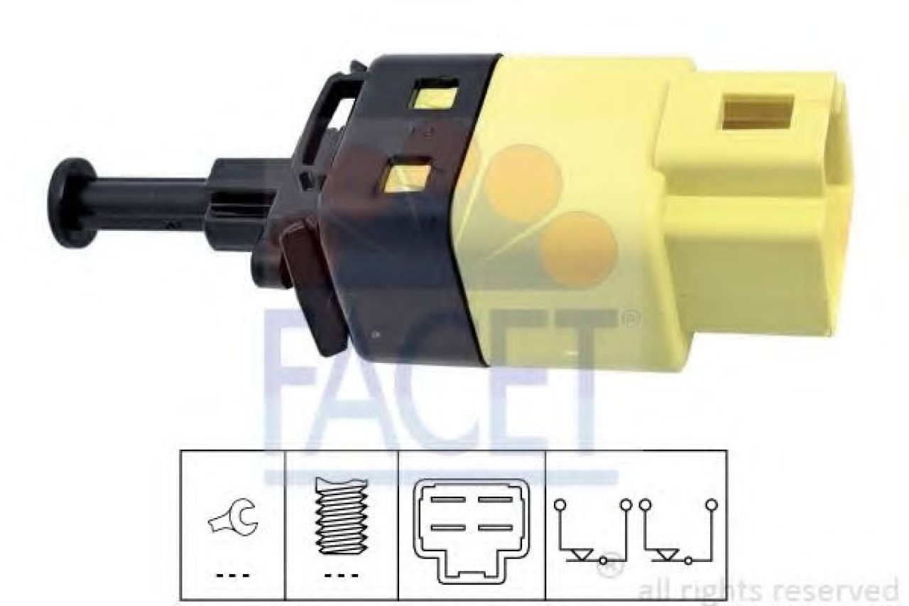 Comutator lumini frana CHEVROLET LACETTI (J200) (2003 - 2016) FACET 7.1264 piesa NOUA