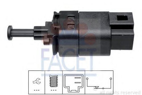 Comutator lumini frana CHEVROLET SPARK (M300) (2009 - 2016) FACET 7.1251 piesa NOUA