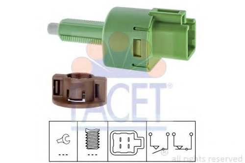 Comutator lumini frana CITROEN C-CROSSER (EP) (2007 - 2016) FACET 7.1254 piesa NOUA