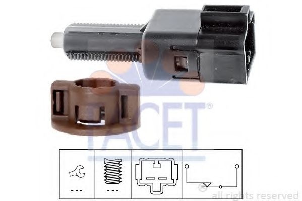Comutator lumini frana CITROEN C1 (PM, PN) (2005 - 2016) FACET 7.1211 piesa NOUA