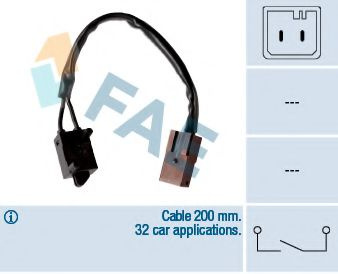 Comutator lumini frana CITROEN C5 I (DC) (2001 - 2004) FAE 24906 piesa NOUA