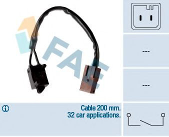 Comutator lumini frana CITROEN C5 I (DC) (2001 - 2004) FAE 24906 piesa NOUA