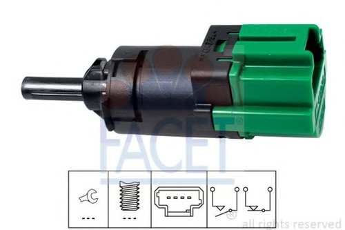 Comutator lumini frana CITROEN DS3 (2009 - 2015) FACET 7.1283 piesa NOUA