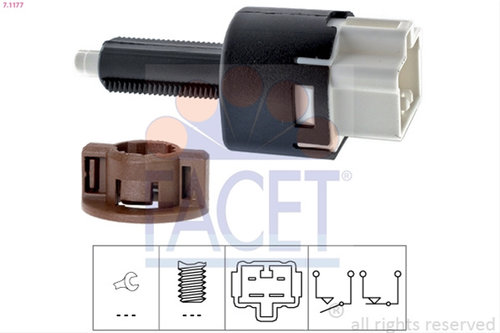 Comutator Lumini Frana Facet Citroën 7.1177