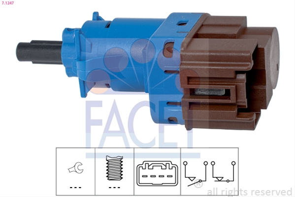 Comutator Lumini Frana Facet Ford 7.1247