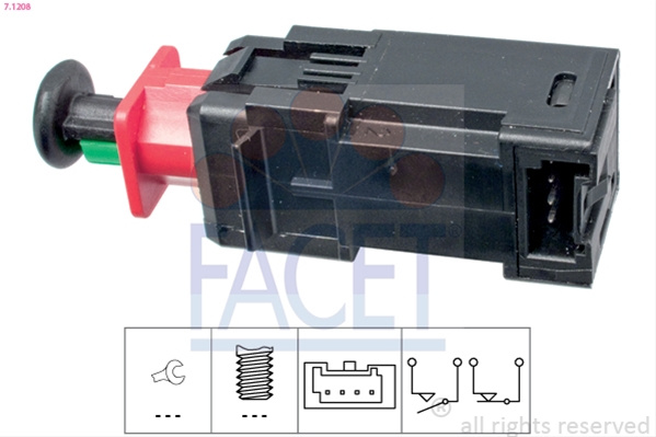 Comutator Lumini Frana Facet General Motors 7.1208