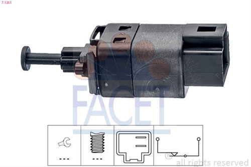 Comutator Lumini Frana Facet General Motors 7.1251
