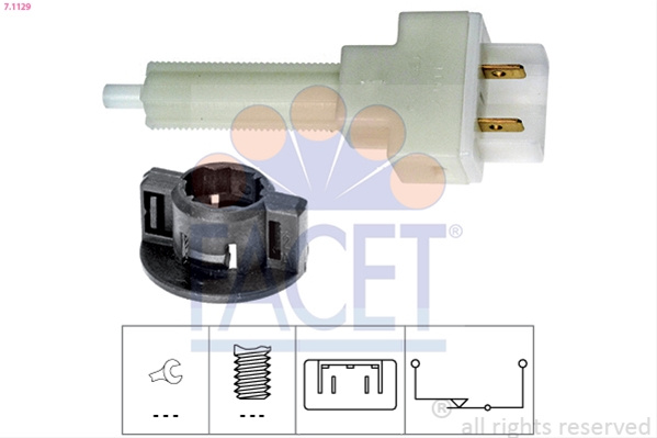 Comutator Lumini Frana Facet Seat 7.1129