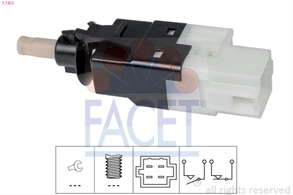 Comutator Lumini Frana Facet Vw 7.1252