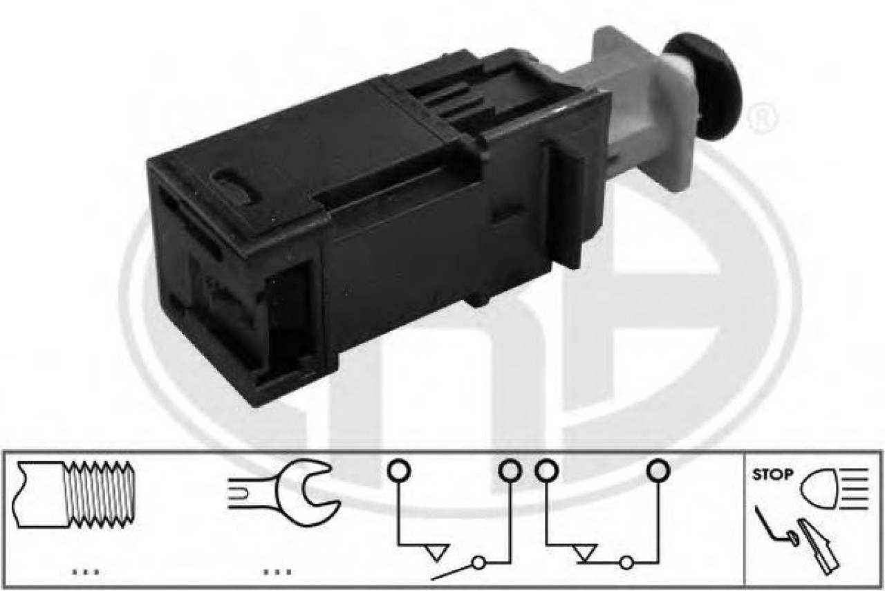 Comutator lumini frana FIAT GRANDE PUNTO (199) (2005 - 2016) ERA 330721 piesa NOUA