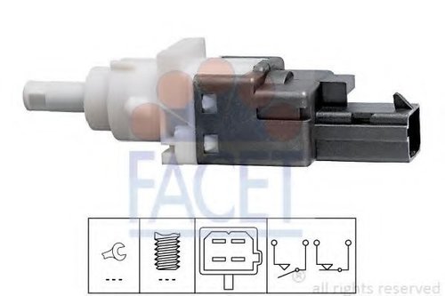 Comutator lumini frana FIAT IDEA (350) (2003 - 2016) FACET 7.1161 piesa NOUA
