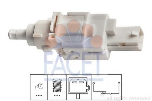 Comutator lumini frana FIAT PANDA (169) (2003 - 2016) FACET 7.1179 piesa NOUA