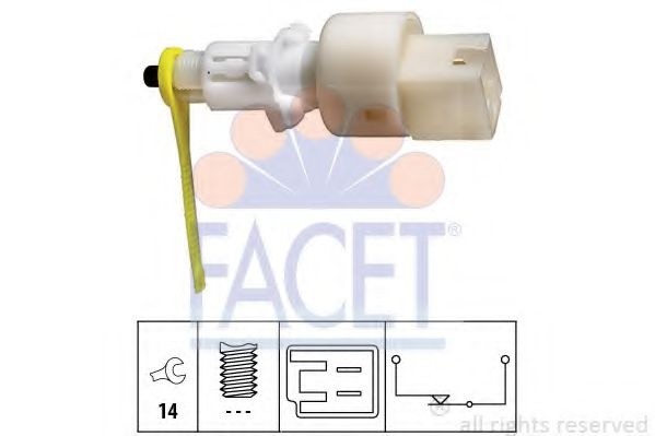 Comutator lumini frana FIAT PUNTO (188) (1999 - 2016) FACET 7.1153 piesa NOUA