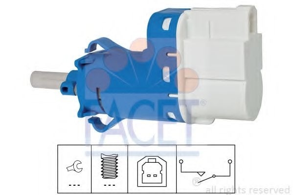 Comutator lumini frana FORD TRANSIT COURIER combi (2014 - 2016) FACET 7.1237 piesa NOUA