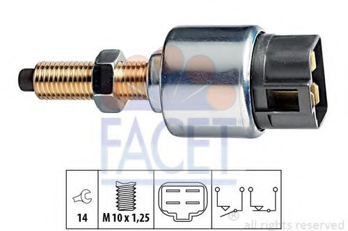 Comutator lumini frana KIA CARENS II (FJ) (2002 - 2006) FACET 7.1044 piesa NOUA