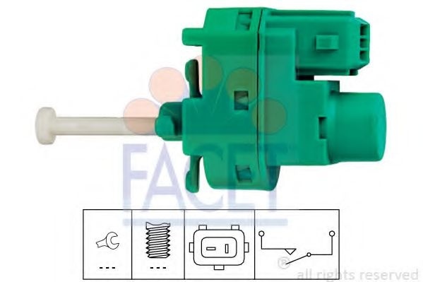 Comutator lumini frana MAZDA 2 (DY) (2003 - 2016) FACET 7.1137 piesa NOUA