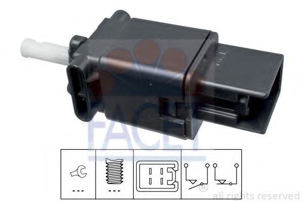 Comutator lumini frana MAZDA 6 (GG) (2002 - 2008) FACET 7.1272 piesa NOUA