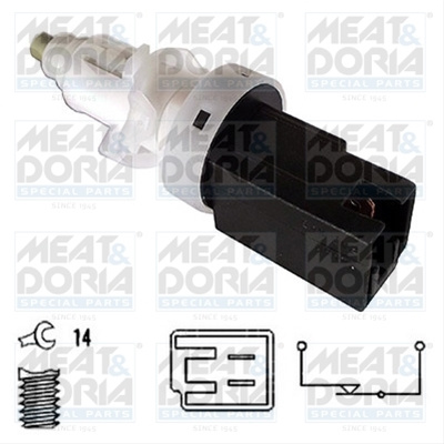 Comutator Lumini Frana Meat & Doria Lancia 35020