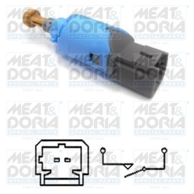 Comutator Lumini Frana Meat & Doria Opel 35082