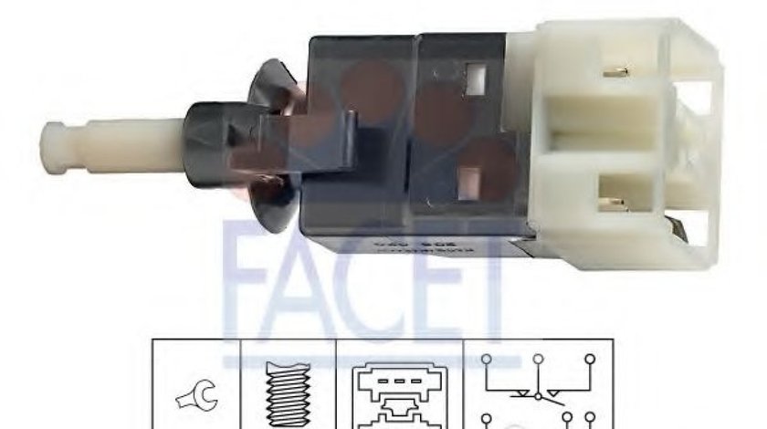 Comutator lumini frana MERCEDES C-CLASS Combi (S202) (1996 - 2001) FACET 7.1206 - produs NOU