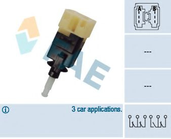 Comutator lumini frana MERCEDES C-CLASS (W202) (1993 - 2000) FAE 24595 piesa NOUA