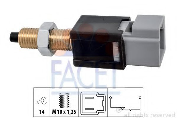 Comutator lumini frana NISSAN PICK UP III (D22) (1997 - 2016) FACET 7.1304 piesa NOUA