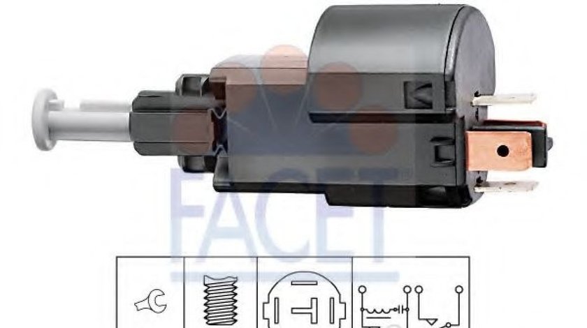 Comutator lumini frana OPEL ASTRA G Hatchback (F48, F08) (1998 - 2009) FACET 7.1156 piesa NOUA
