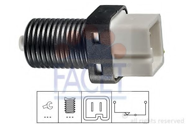 Comutator lumini frana PEUGEOT 106 II (1) (1996 - 2016) FACET 7.1217 piesa NOUA