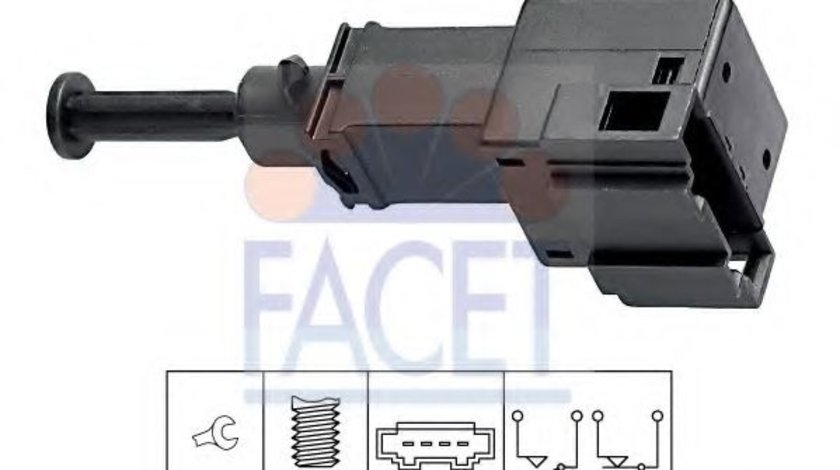 Comutator lumini frana PORSCHE CAYENNE (9PA, 955) (2002 - 2010) FACET 7.1151 piesa NOUA