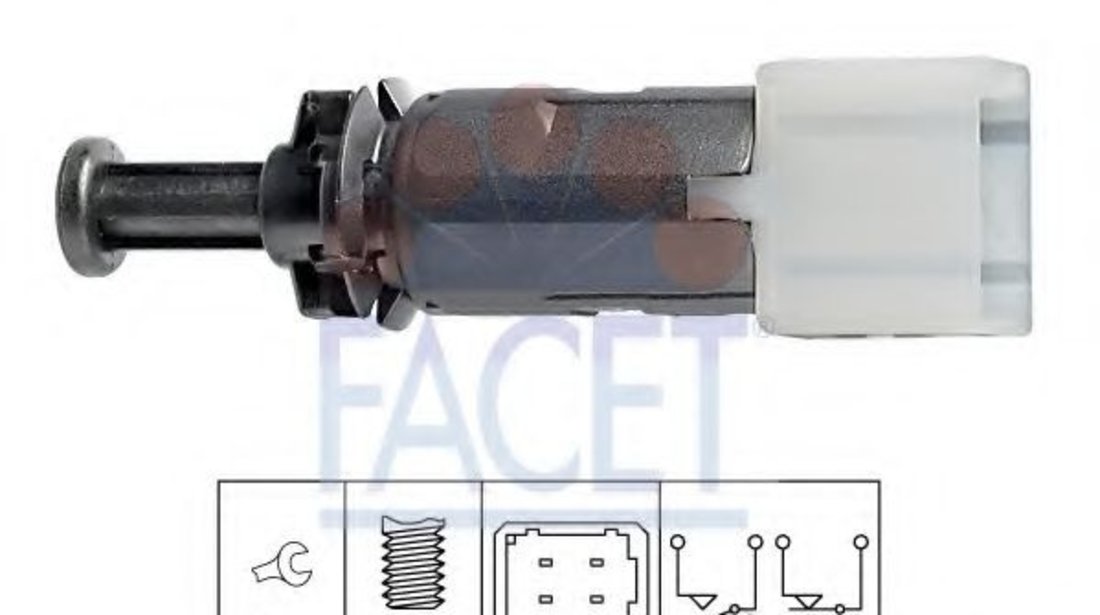 Comutator lumini frana RENAULT CLIO II (BB0/1/2, CB0/1/2) (1998 - 2005) FACET 7.1149 piesa NOUA