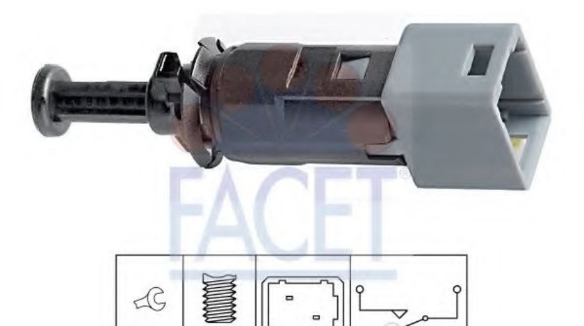 Comutator lumini frana RENAULT CLIO II (BB0/1/2, CB0/1/2) (1998 - 2005) FACET 7.1150 piesa NOUA