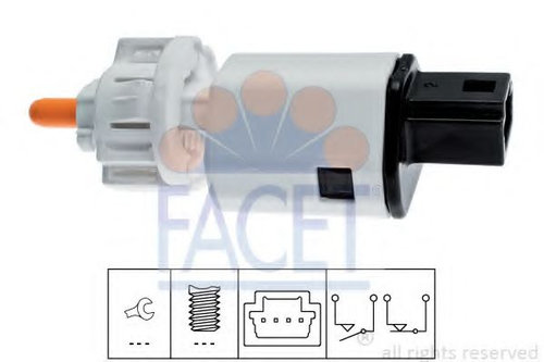 Comutator lumini frana RENAULT FLUENCE (L30) (2010 - 2016) FACET 7.1275 piesa NOUA