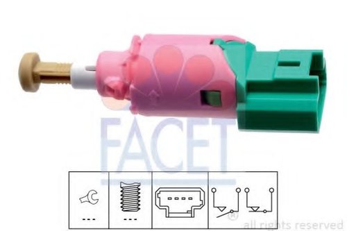 Comutator lumini frana RENAULT LAGUNA III (BT0/1) (2007 - 2016) FACET 7.1235 piesa NOUA