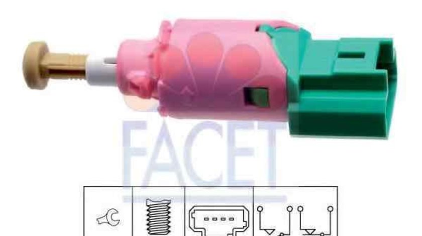 Comutator lumini frana RENAULT LAGUNA III Grandtour (KT0/1) FACET 7.1235