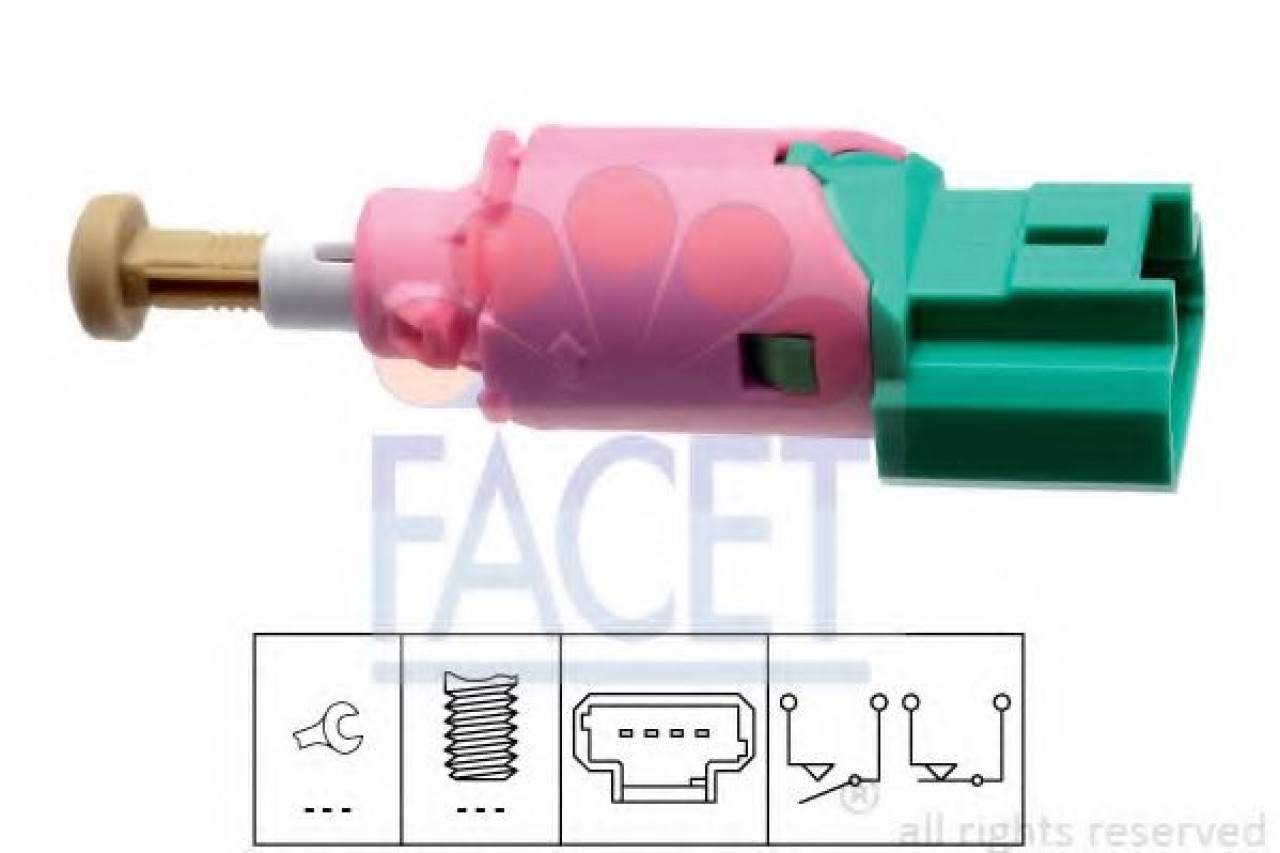 Comutator lumini frana RENAULT LATITUDE (L70) (2010 - 2016) FACET 7.1235 piesa NOUA