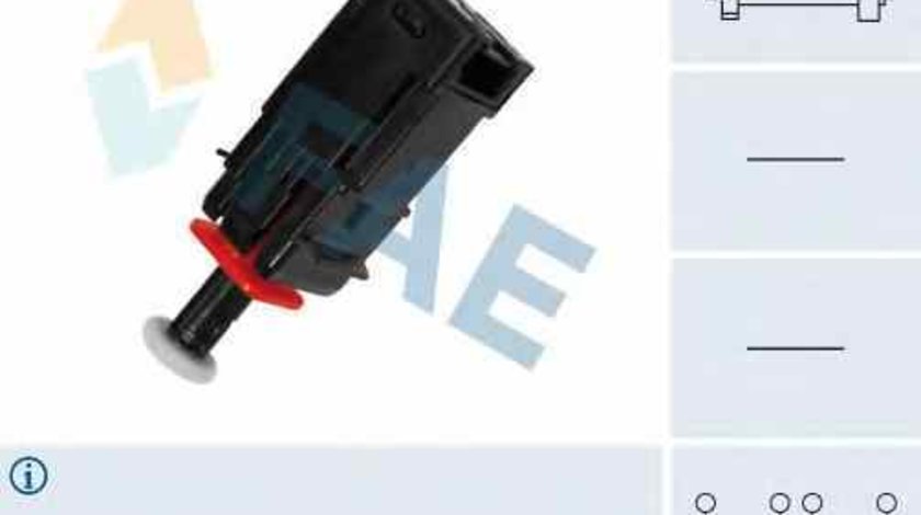Comutator lumini frana SAAB 9-3 Cabriolet (YS3F) FAE 24795