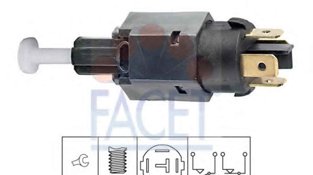 Comutator lumini frana SAAB 9-5 Combi (YS3E) (1998 - 2009) FACET 7.1065 piesa NOUA