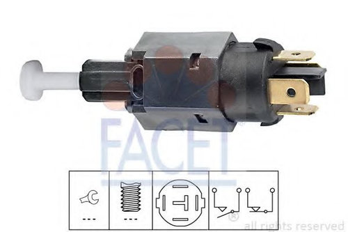 Comutator lumini frana SAAB 9-5 (YS3E) (1997 - 2009) FACET 7.1065 piesa NOUA