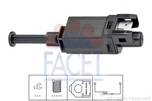Comutator lumini frana SEAT TOLEDO I (1L) (1991 - 1999) FACET 7.1055 piesa NOUA