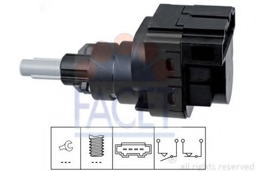 Comutator lumini frana SKODA OCTAVIA II Combi (1Z5) (2004 - 2013) FACET 7.1228 piesa NOUA