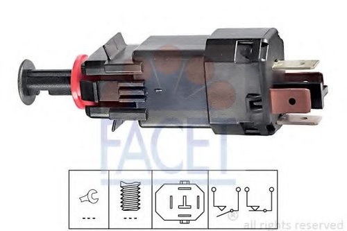 Comutator lumini frana SUZUKI IGNIS II (2003 - 2016) FACET 7.1205 piesa NOUA