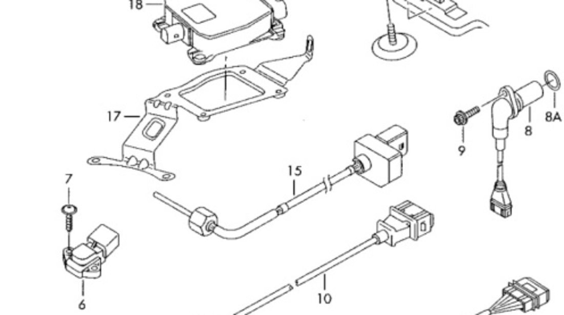 Comutator lumini frana Volkswagen Passat B6 (3C) Berlina 2010 2.0 TDI OEM 1J0927189E