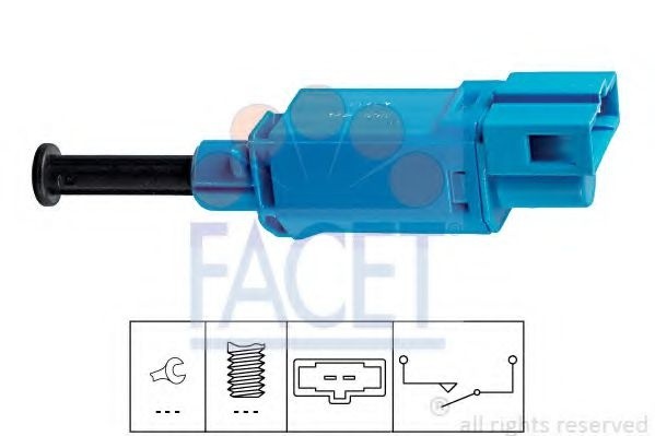 Comutator lumini frana VW TRANSPORTER IV bus (70XB, 70XC, 7DB, 7DW, 7DK) (1990 - 2003) FACET 7.1142 piesa NOUA