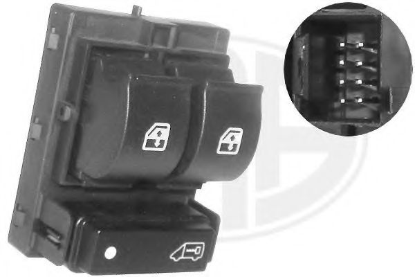 Comutator,macara geam FIAT DUCATO caroserie (250, 290) (2006 - 2016) ERA 662408 piesa NOUA