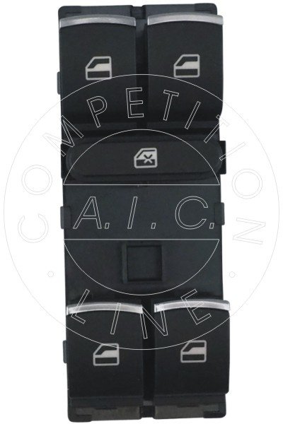 Comutator macara geam stanga 10 pini cromat VW Caddy 2010-2015