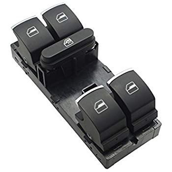 Comutator macara geam stanga 10 pini cu crom VW CC 2012+