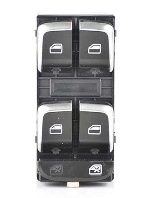 Comutator macara geam stanga cromat 10 pini Audi Q5 2008-2012